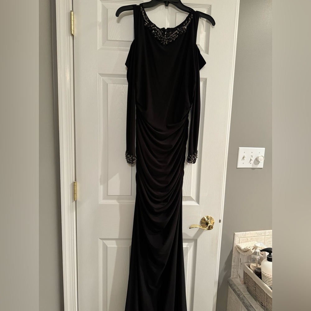 Adrianna Papell Black Gown